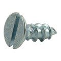 Midwest Fastener Wood Screw, #2, 1/4 in, Zinc Plated Steel Flat Head Slotted Drive, 60 PK 62041